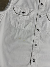 Load image into Gallery viewer, Harley Davidson Cutoff Woman’s Button Down (WM)