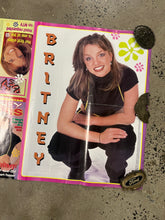 Load image into Gallery viewer, Vintage 1999 Britney Spears Double Sided Poster (22inchx33inch)