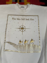 Load image into Gallery viewer, Vintage Wise Men Still Seek Him Jesus Sweatshirt (L)
