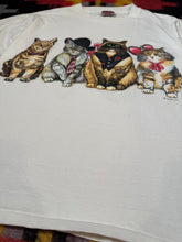 Load image into Gallery viewer, Vintage Cats in Clothes Double Sided Shirt (L)