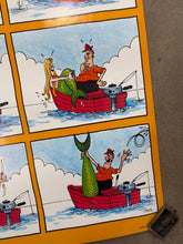 Load image into Gallery viewer, Vintage 1977 Mad Magazine Fishing Poster (21x32)