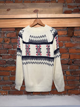 Load image into Gallery viewer, Vintage 70s JC Penney Pattern Knit Sweater (M)