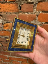 Load image into Gallery viewer, Vintage Gucci Lapis Clock (Needs Refurbished)