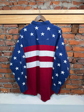Load image into Gallery viewer, Vintage Wrangler American Flag Western Shirt (XL)