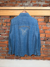 Load image into Gallery viewer, Vintage Harley Davidson Denim Shirt (WXL)
