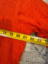 Load image into Gallery viewer, True Vintage Red Striped Loop Collar Button Up Shirt (M)