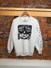 Load image into Gallery viewer, Vintage Early 90s Cat Crewneck (S)