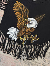 Load image into Gallery viewer, Vintage Cut Up Fringe Eagle T-Shirt (L)
