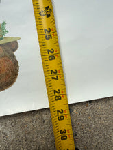 Load image into Gallery viewer, Vintage 80s Smokey Bear Leaves Poster (19x28.5)