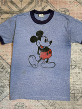 Load image into Gallery viewer, Vintage 80s Mickey Mouse Ringer T-Shirt (S)