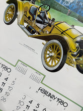 Load image into Gallery viewer, Vintage 1980 General Tire Calendar (17x26.5inch)(Missing Pages)