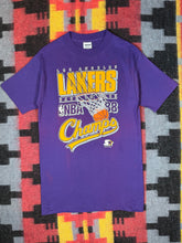 Load image into Gallery viewer, Vintage 1988 Los Angeles Lakers Starter Tee (S)