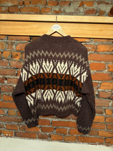 Load image into Gallery viewer, Vintage Benetton Shetland Wool Pattern Sweater (WM)