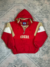 Load image into Gallery viewer, Vintage 90s San Francisco 49ers Starter Puffer Jacket (XL)