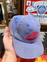 Load image into Gallery viewer, Vintage 80s Faded Blue Nike Snapback Hat (S/M)
