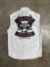 Load image into Gallery viewer, Harley Davidson Cutoff Woman’s Button Down (WM)