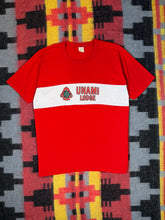 Load image into Gallery viewer, True Vintage Unami Lodge Red and White Tee (L)