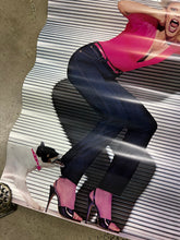 Load image into Gallery viewer, Vintage 80s Wrangler Dog Bite Advertisement Poster (20x28inch)