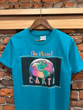 Load image into Gallery viewer, Vintage 1991 Planet Earth Puffy Print Shirt (S)