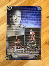 Load image into Gallery viewer, Vintage The Rock WWF Poster (22x34.5)
