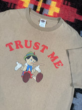 Load image into Gallery viewer, Y2K Pinocchio Trust Me Shirt (L)