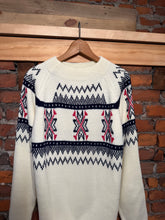 Load image into Gallery viewer, Vintage 70s JC Penney Pattern Knit Sweater (M)