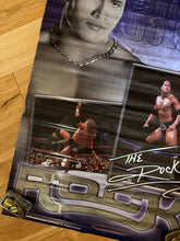 Load image into Gallery viewer, Vintage The Rock WWF Poster (22x34.5)