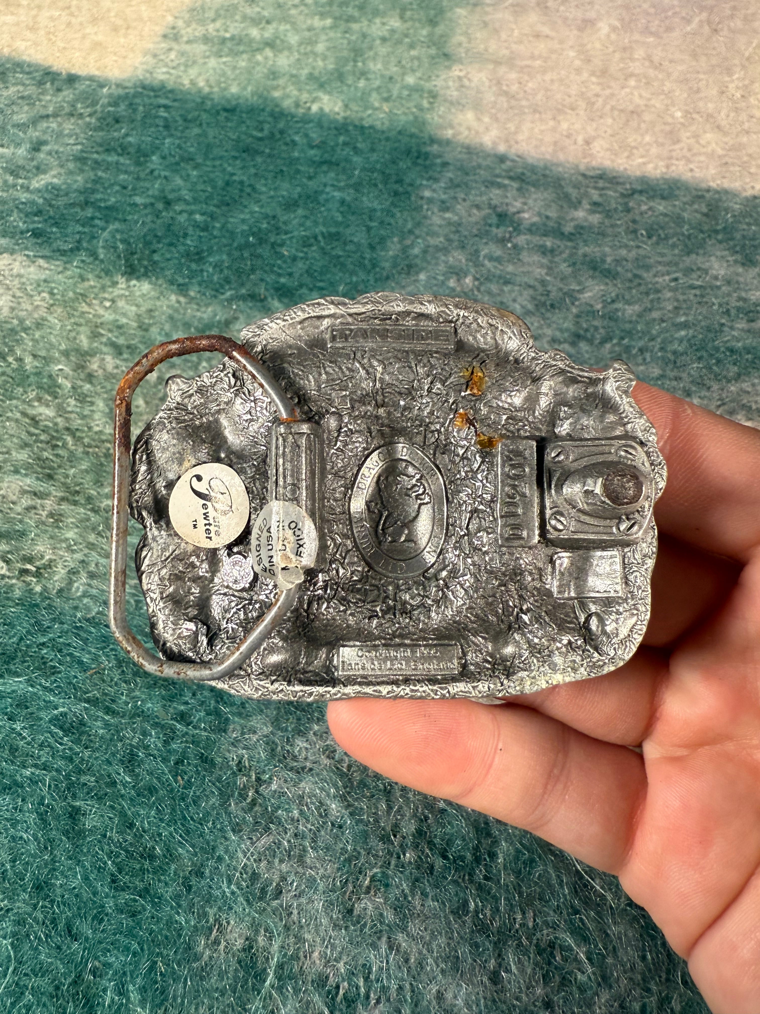 Vintage Ghost Rider Belt Buckle
