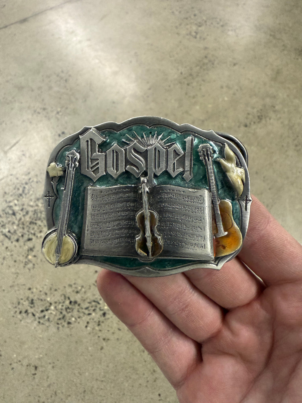 Vintage Gospel Belt Buckle