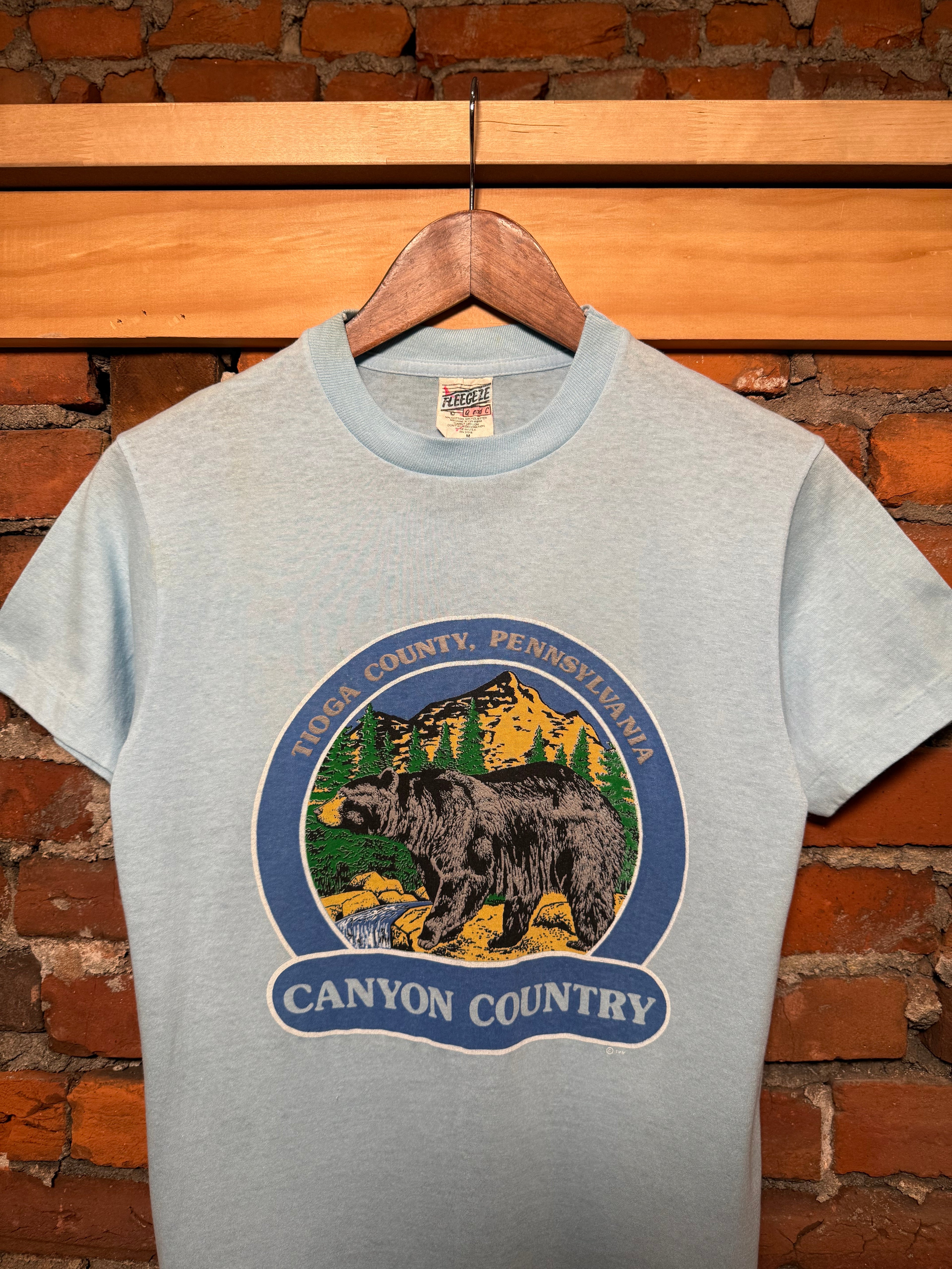 Vintage 80s Canyon Country Bear T-Shirt (S)