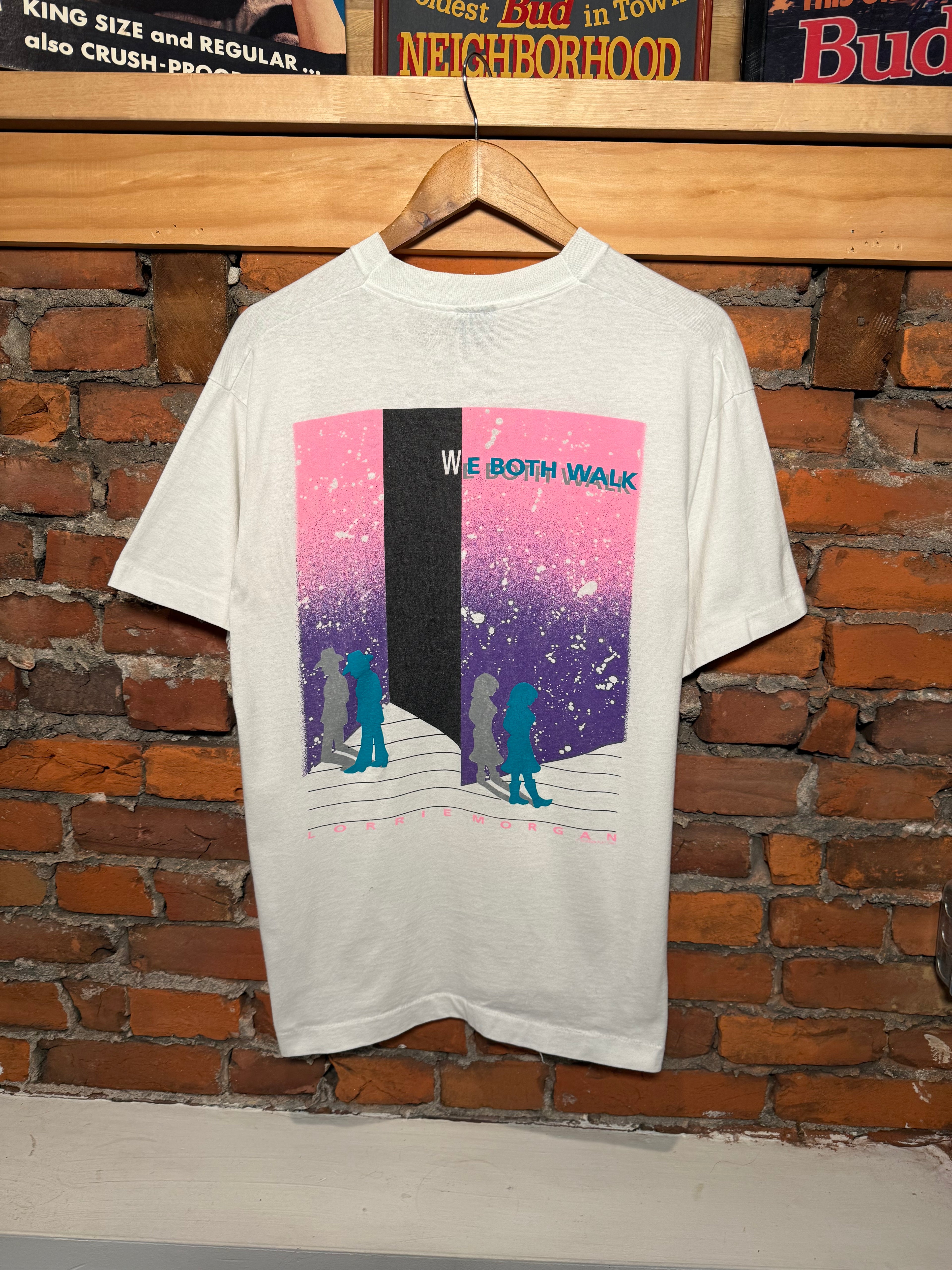Vintage 1991 Lorrie Morgan We Both Walk Concert Shirt (L/XL)