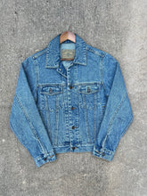 Load image into Gallery viewer, Vintage Ride Free Harley Davidson Airbrushed Jean Jacket (XS)
