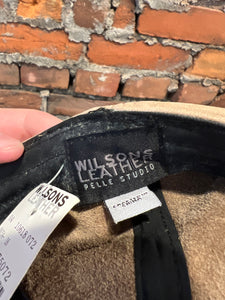 Y2K Unworn Wilson’s Leather Tan Hat (L)