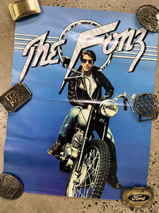 Vintage 1976 The Fonz Poster (16x21inch)