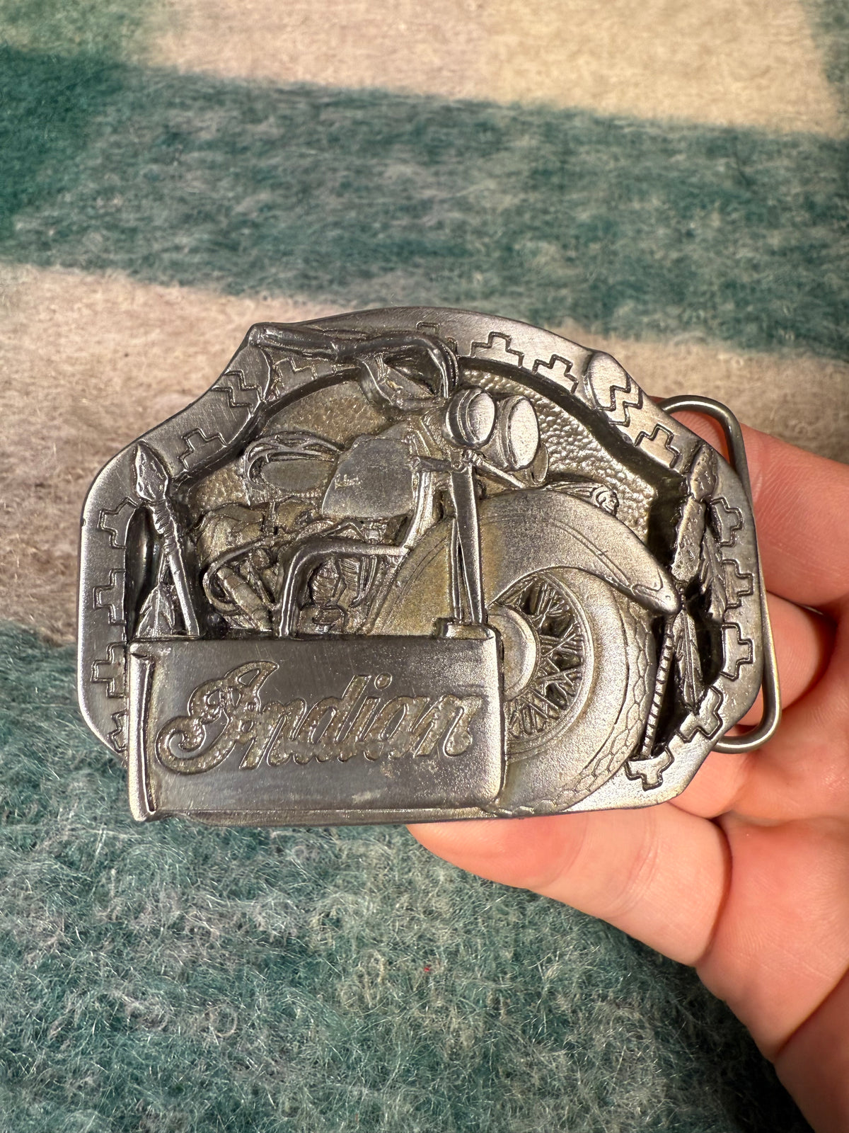 Vintage Indian Motorcycles Belt Buckle