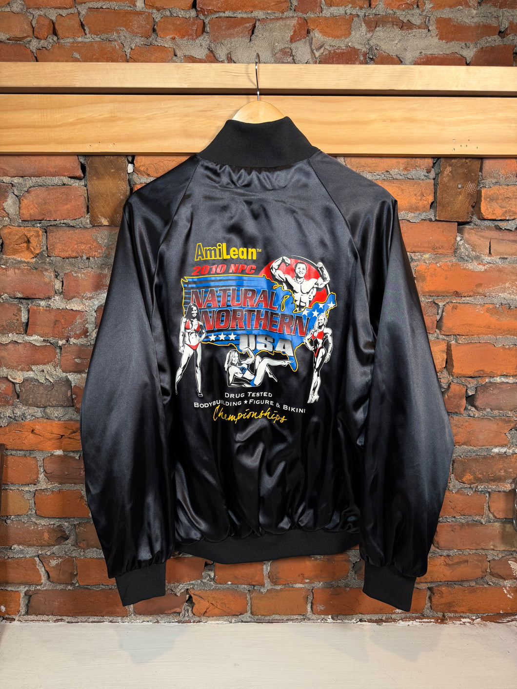 2010 Drug Tested Body Builders Satin Jacket (M)