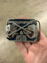 Load image into Gallery viewer, Vintage Guitar Player Belt Buckle

