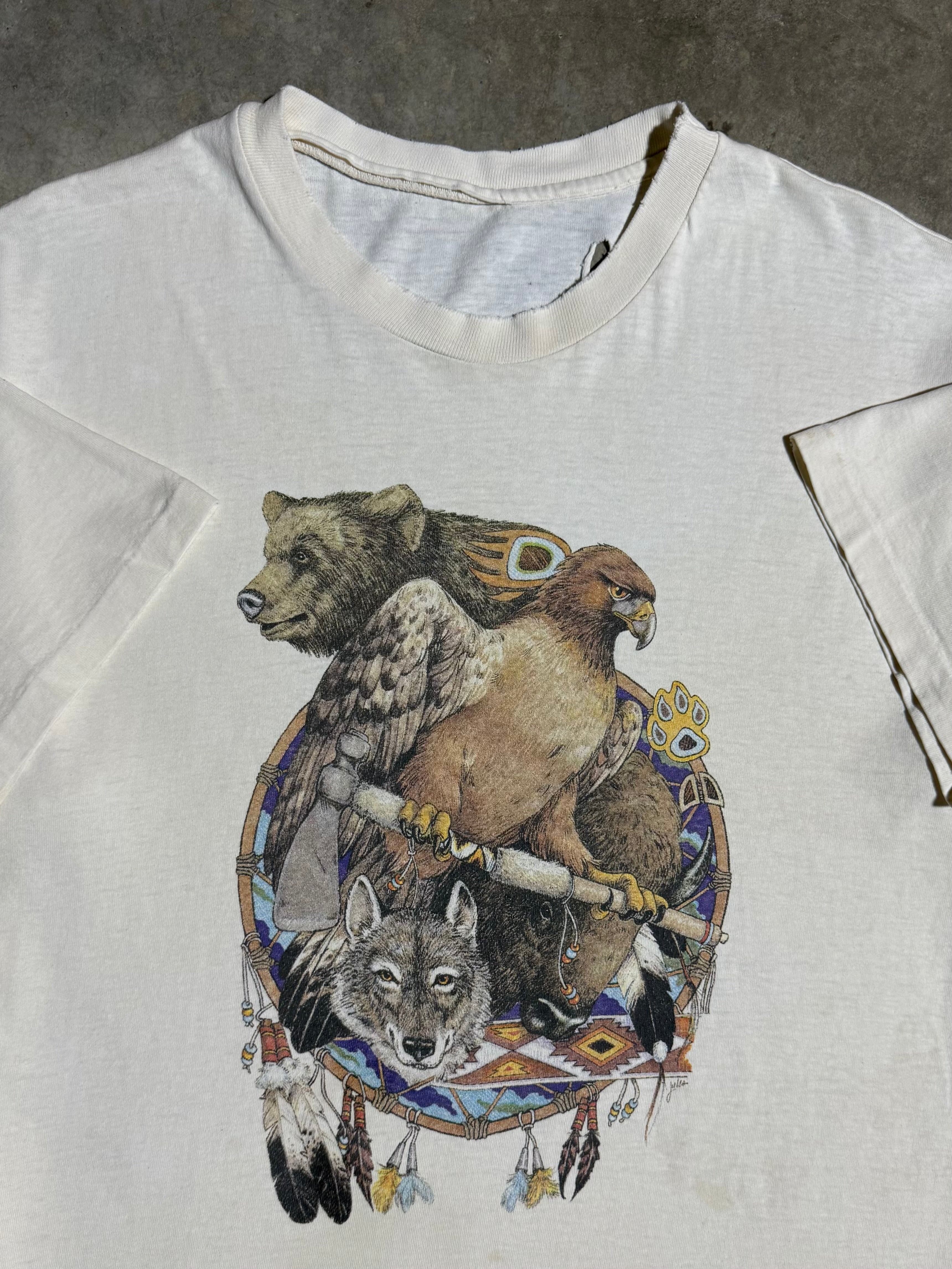 Vintage 90s Nature Dream Catcher Shirt (XL)
