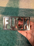 2000s Fuck Belt Buckle