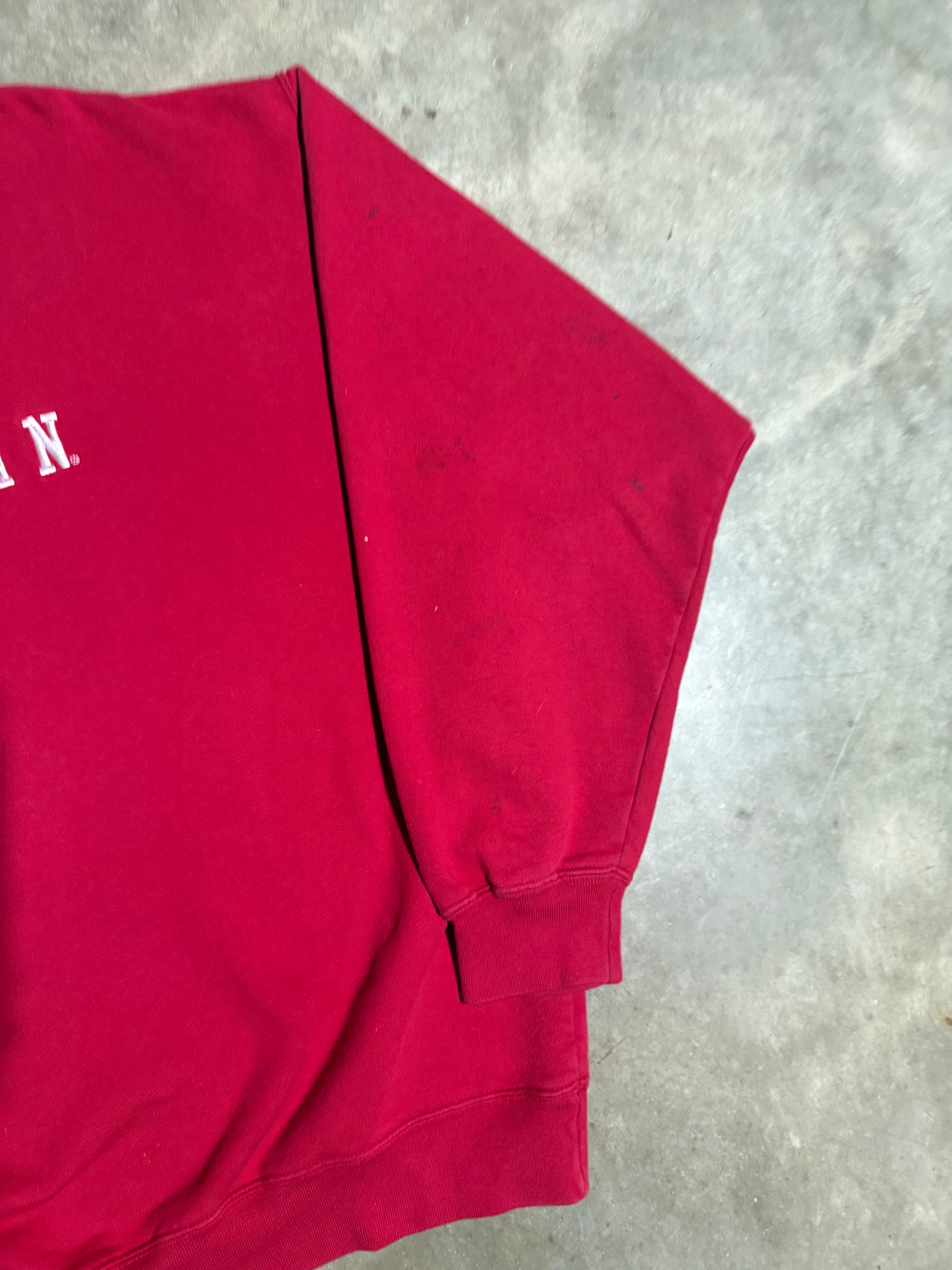 Vintage Wisconsin Embroidered Crewneck (XL)
