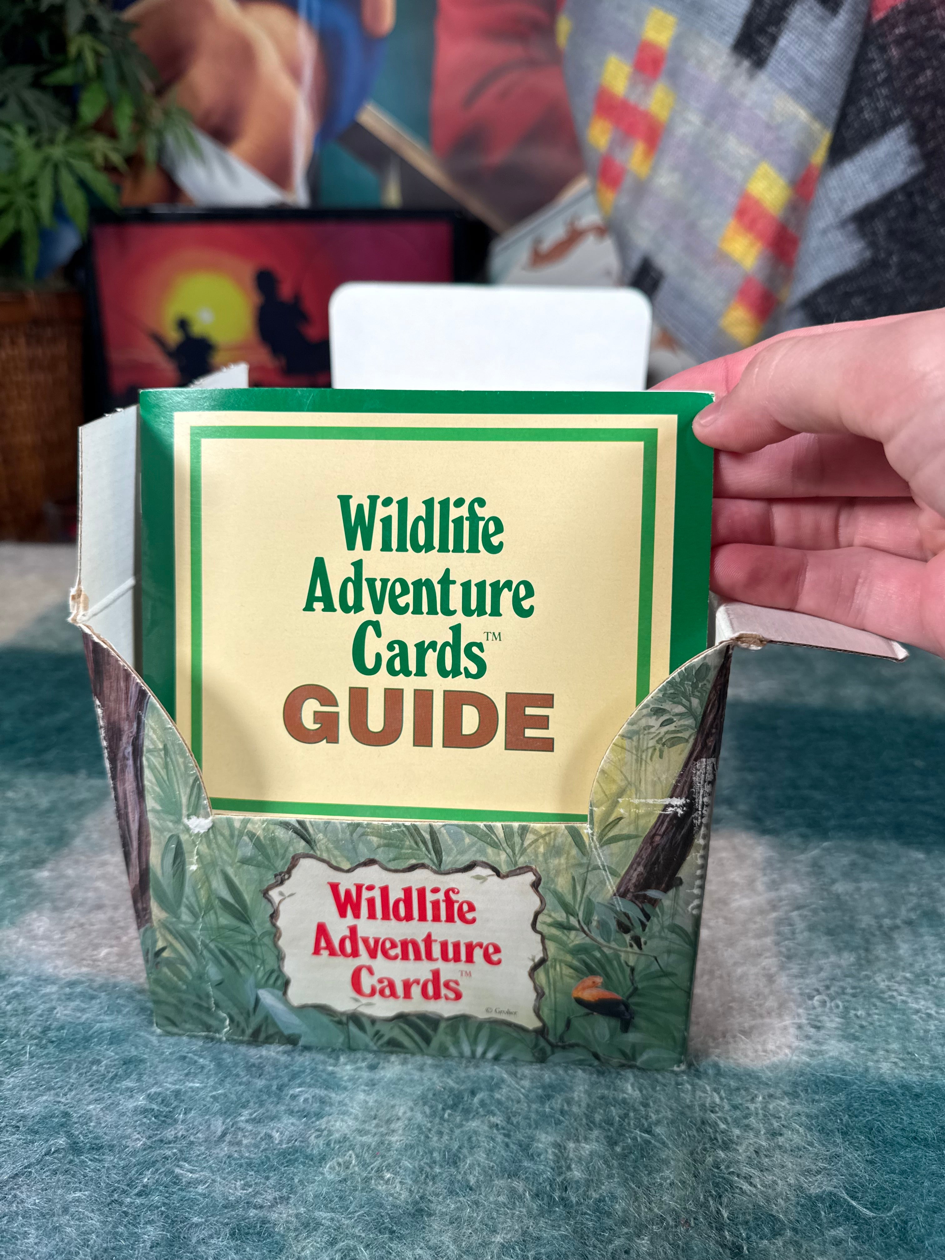 Vintage Wildlife Adventure Cards Set