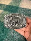 Vintage 2004 Bear Belt Buckle
