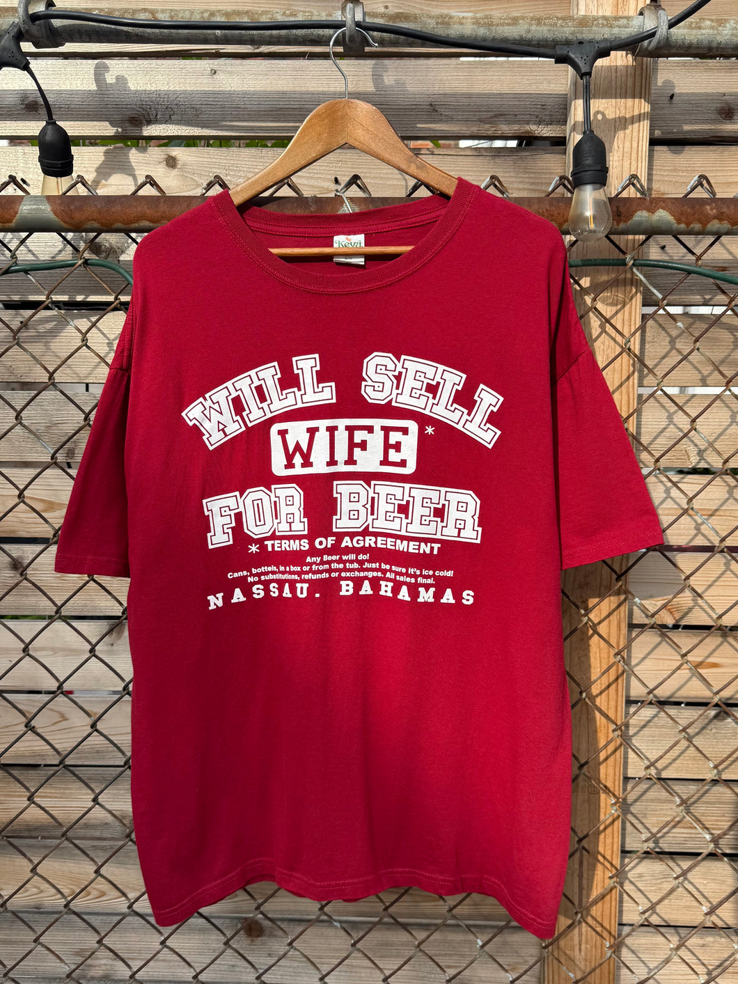2000s Will Sell Wife For Beer Shirt (2XL)