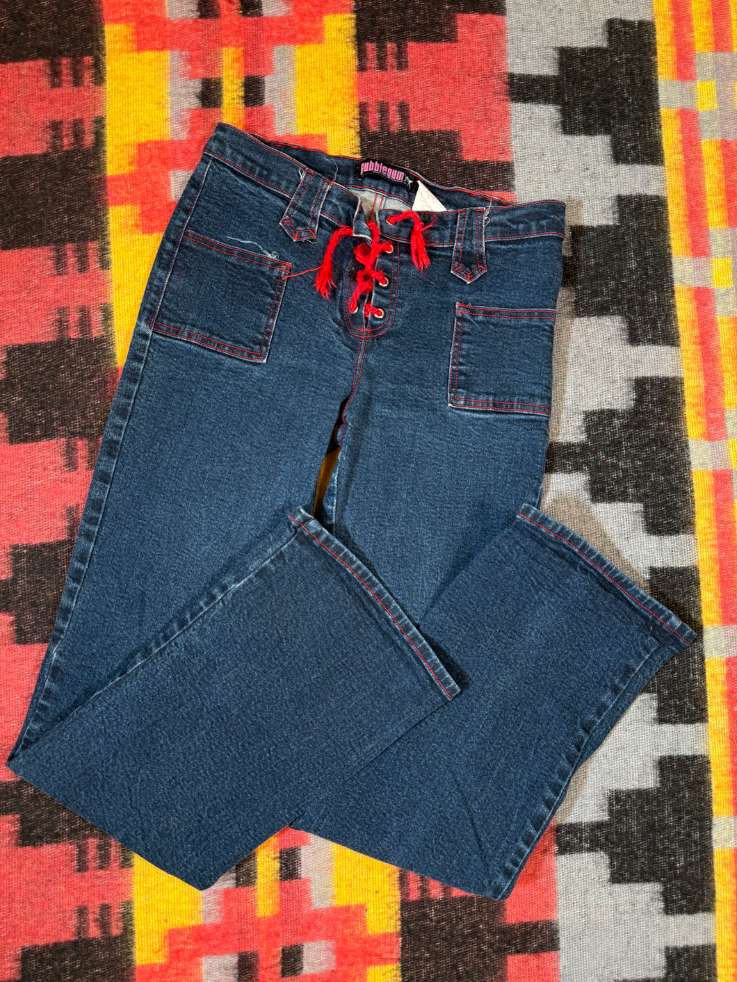 Vintage Y2K Bubblegum Jeans (11/12, 27x30)