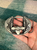 Vintage Zippo Lighter Holder Belt Buckle
