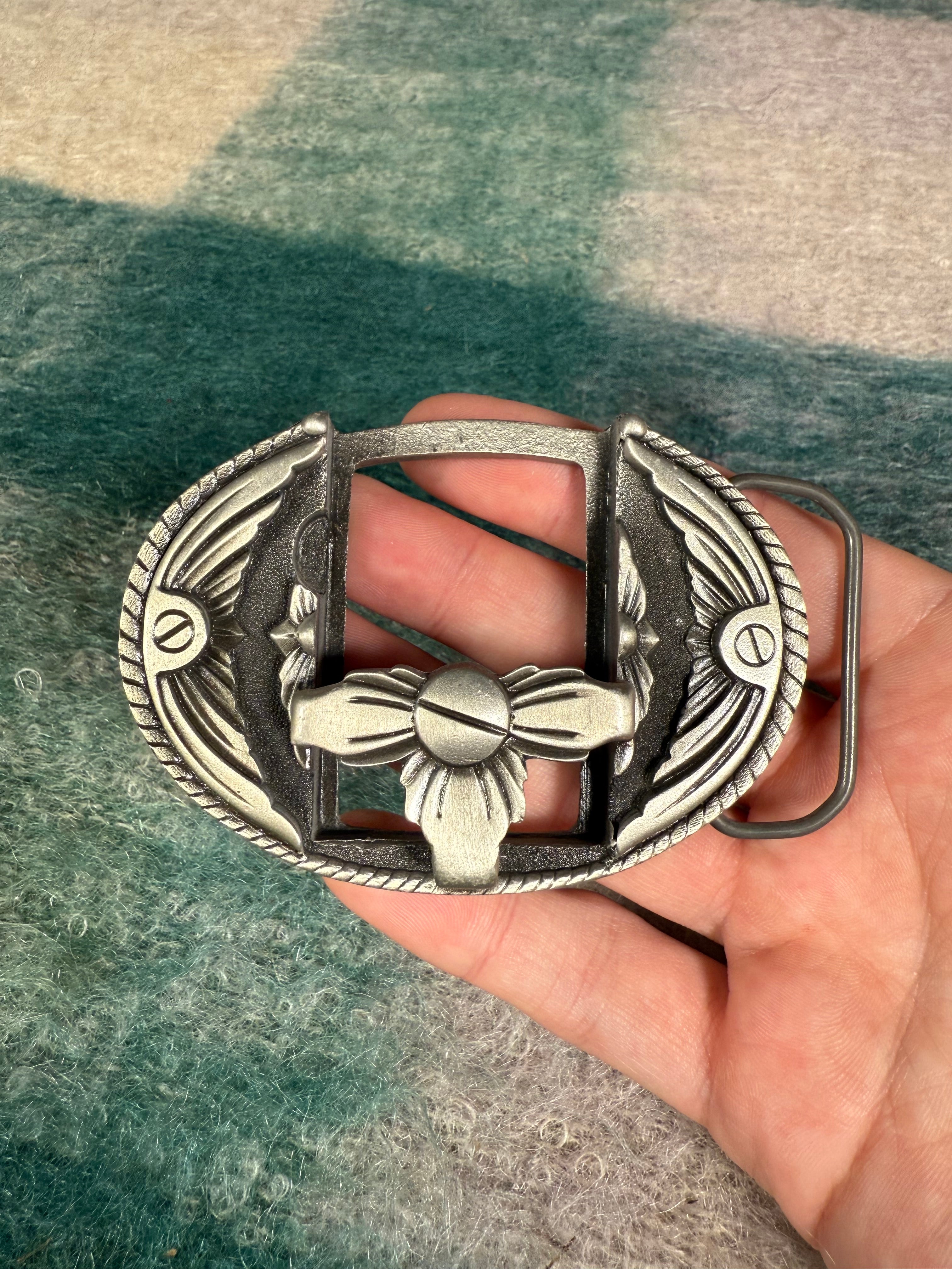 Vintage Zippo Lighter Holder Belt Buckle