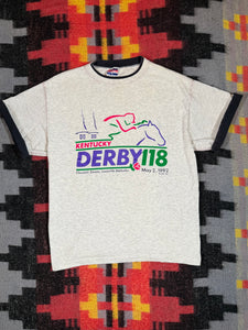 Vintage 1992 Kentucky Derby Double Sleeve Shirt (L)