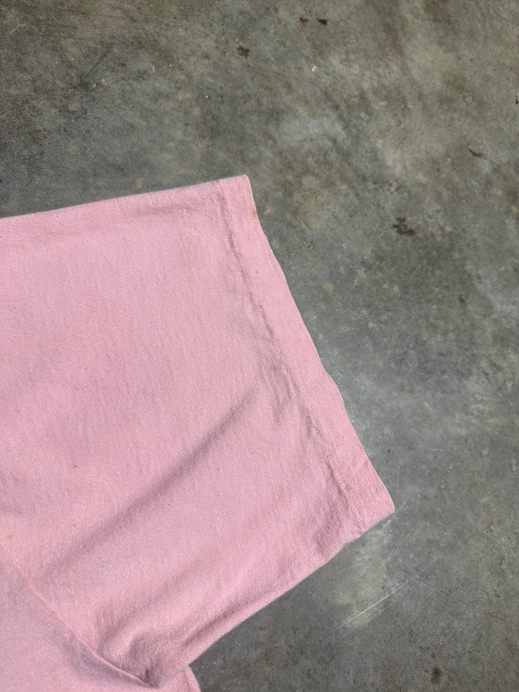 Vintage 80s LA Gear Cropped Pink Tee (Cropped L)