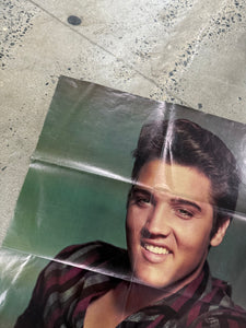 Vintage 70s Double Sided Elvis Poster (21x31inch)