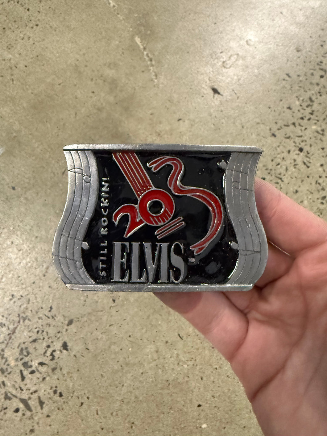 Vintage Elvis Belt Buckle